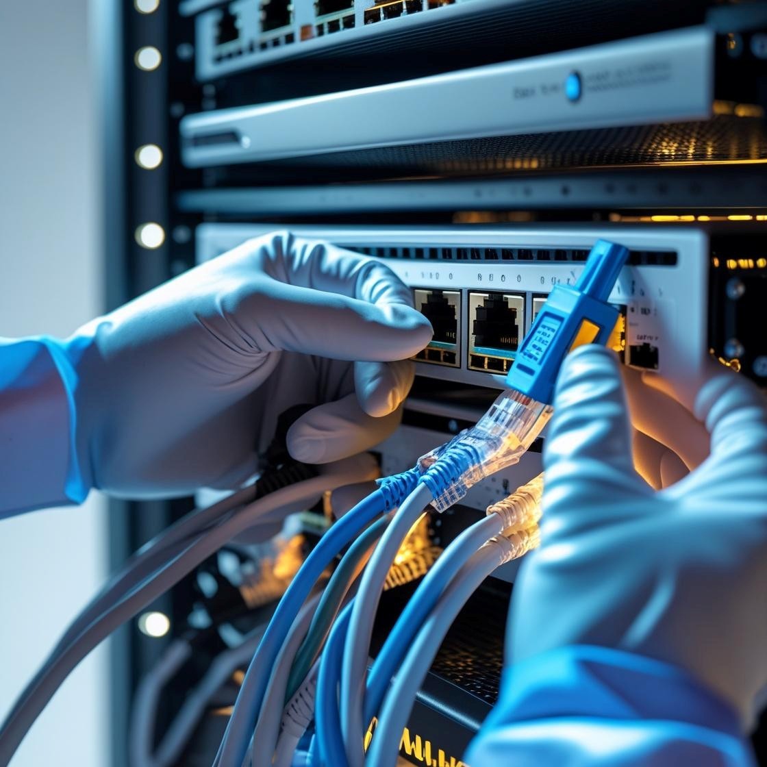 Installing Network Switch Teletronix - Access Points, Routers & Switches Installation